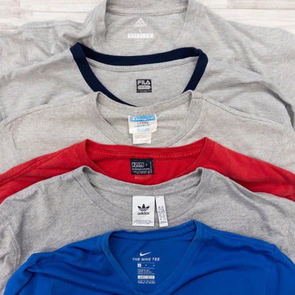 古着卸 現物まとめ売り 洗濯済み ブランドMIX 半袖Tシャツ 23枚セット(XS-XXXL) w623003