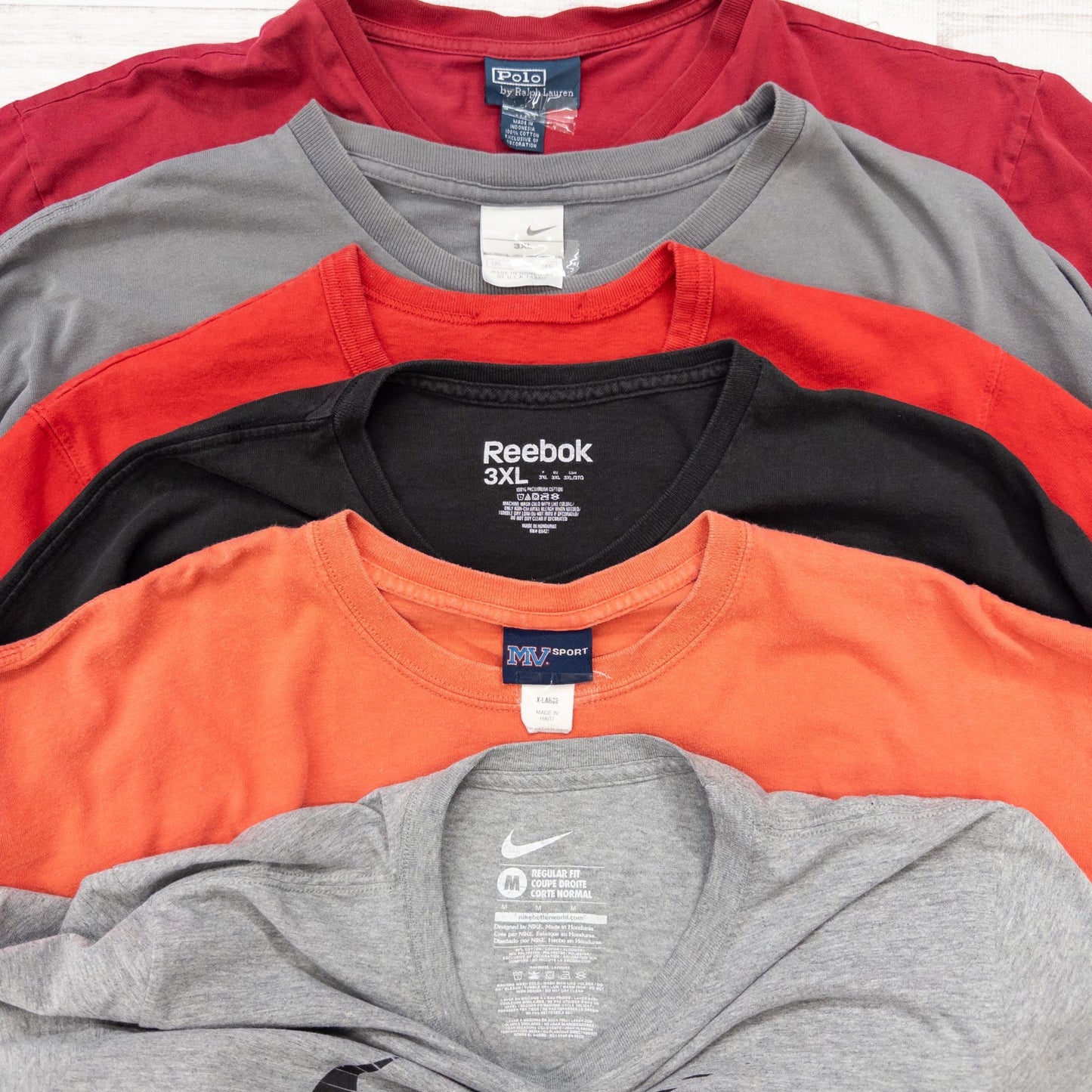 古着卸 現物まとめ売り 洗濯済み ブランドMIX 半袖Tシャツ 23枚セット(S-XXXL) w623004