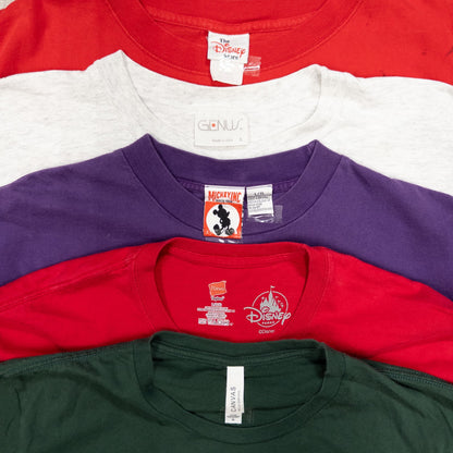 古着卸 現物まとめ売り 洗濯済み Disneyディズニー 半袖Tシャツ 20枚セット(M-XXL) w628002