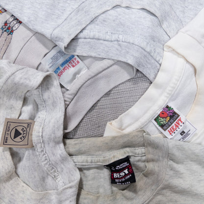 古着卸 現物まとめ売り 洗濯済み 90sシミあり半袖Tシャツ 20枚セット(M-XXL) w705001