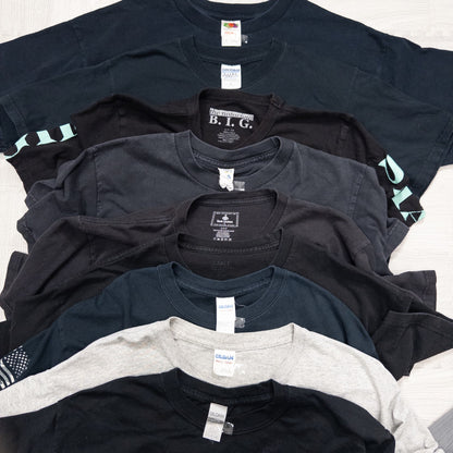 古着卸 現物まとめ売り 洗濯済み 特価USAプリント半袖Tシャツ 36枚セット(S-XXXL) w708005