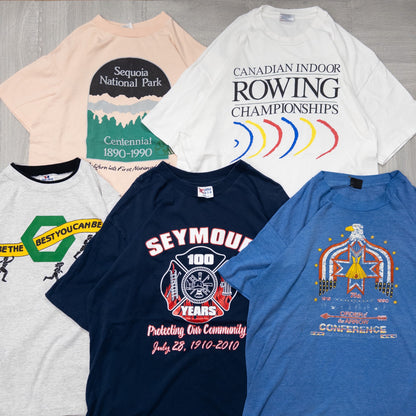 古着卸 現物まとめ売り 洗濯済み 90s 半袖Tシャツ 20枚セット(M-XXL) w708008