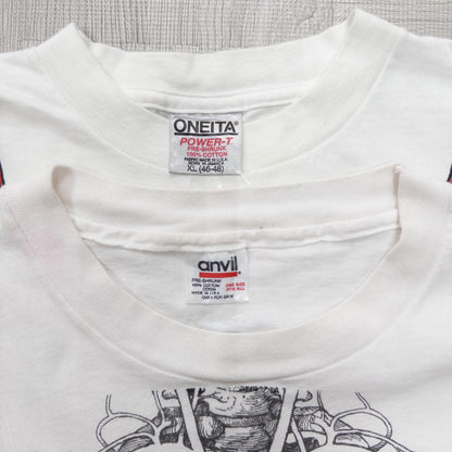 古着卸 現物まとめ売り 洗濯済み だまし絵半袖Tシャツ 10枚セット(M-XXXXXL) w719006