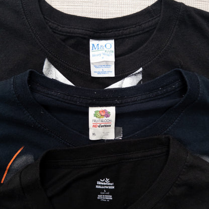 古着卸 現物まとめ売り 洗濯済み だまし絵半袖Tシャツ 10枚セット(M-XXXXXL) w719006