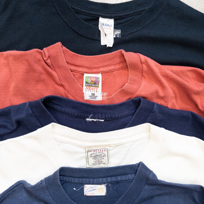 Used clothing wholesale, bulk sale, washed, 20-piece set of 00s-90s place name short-sleeved T-shirts (M-XXL) w726002 