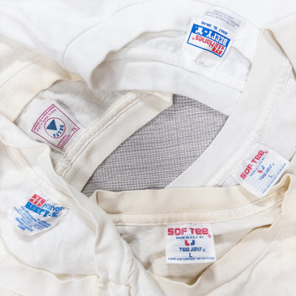 Used clothing wholesale bulk sale: Washed 90s stained short-sleeved T-shirts, set of 20 (M-XXL) w731006 