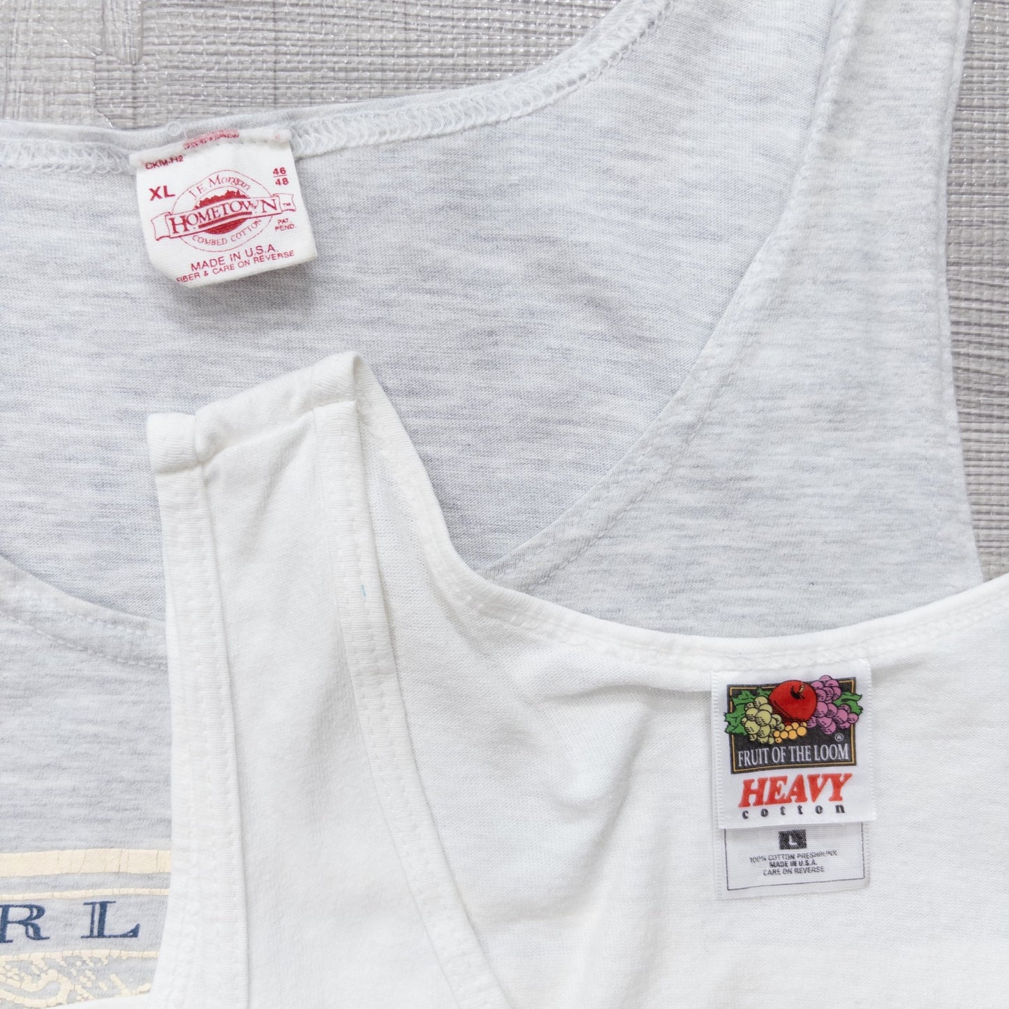 Used Clothing Wholesaler, Bulk Sale, Washed, 11-Piece Set of 90s-00s US Tank Tops (M-XL) w803001 