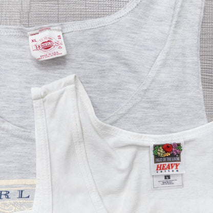 Used Clothing Wholesaler, Bulk Sale, Washed, 11-Piece Set of 90s-00s US Tank Tops (M-XL) w803001 