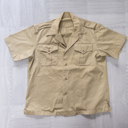 Used Clothing Wholesaler, Bulk Sale, Washed, Set of 5 U.S. Army/Marine Corps Short Sleeve Shirts (SL) w809004 