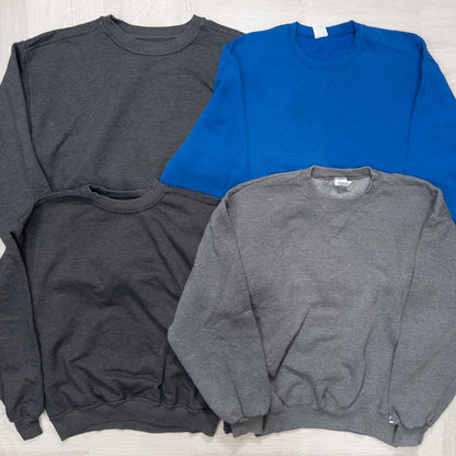 古着卸 現物まとめ売り 洗濯済み 90s~00s RUSSELL ラッセル 無地スウェット 17枚セット(L-XXL) w822001