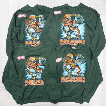 古着卸 現物まとめ売り 未洗濯 デッドストック90s USスウェット 16枚セット(L-XL) w908001